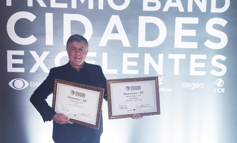 Adamantina conquista dois prêmios no Prêmio Band Cidades Excelentes