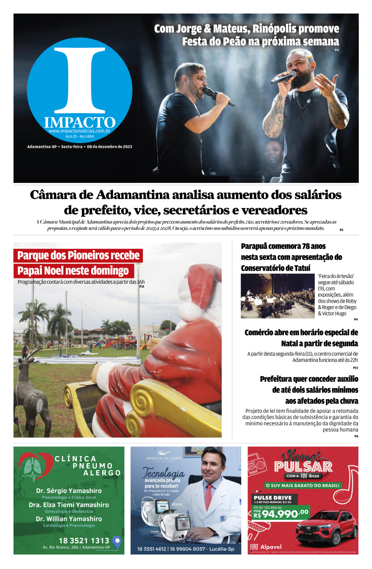Jornal IMPACTO – edição de 08 de dezembro