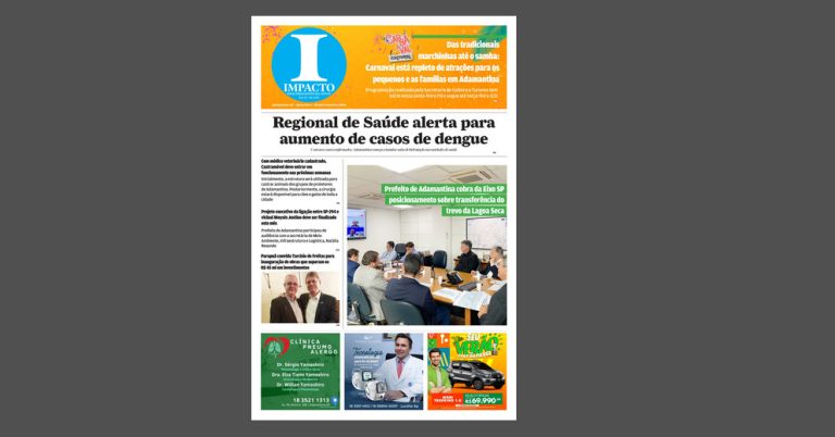 Jornal IMPACTO – edição de 09 de fevereiro