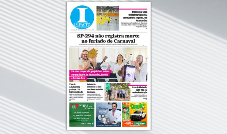 Jornal IMPACTO – edição de 16 de fevereiro