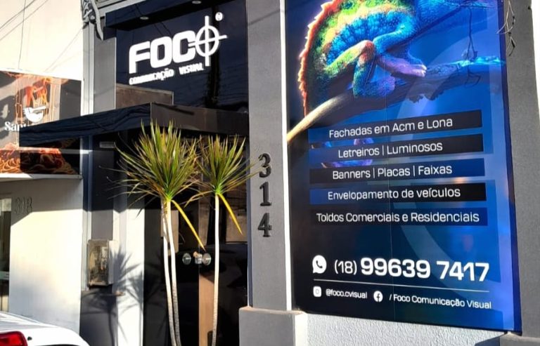 Referência em Dracena e região, Foco Comunicação Visual vai inaugurar filial em Adamantina
