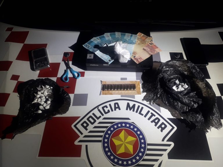 Homem de 27 anos é preso por tráfico de drogas em Lucélia
