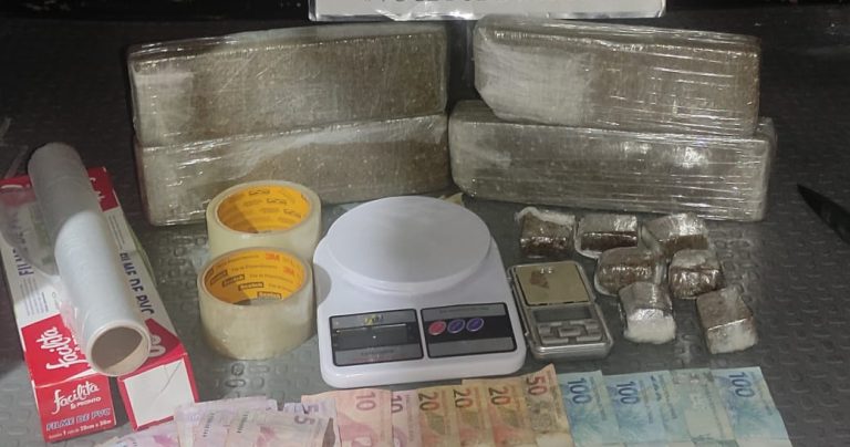 Após denúncias, Força Tática faz apreensão de drogas, em Osvaldo Cruz