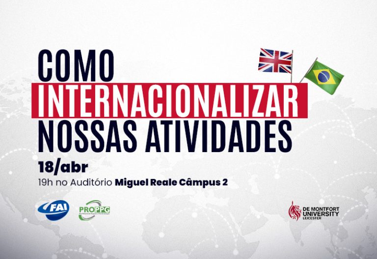 Pesquisadora britânica ministra palestra sobre internacionalização das atividades no dia 18