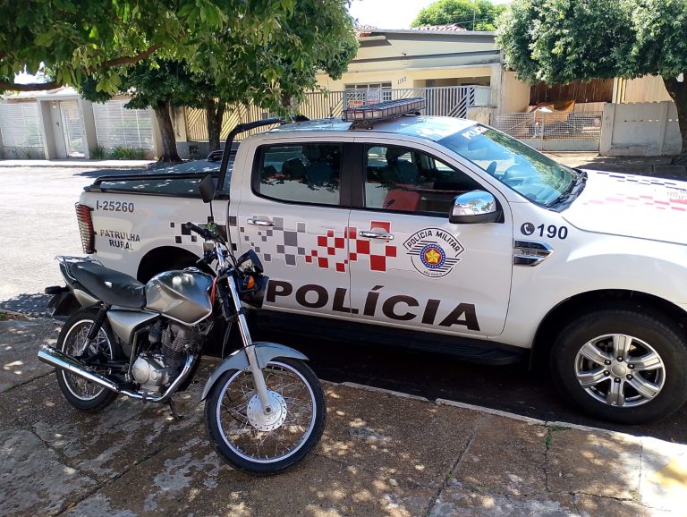 Moto furtada em Adamantina é localizada em Osvaldo Cruz