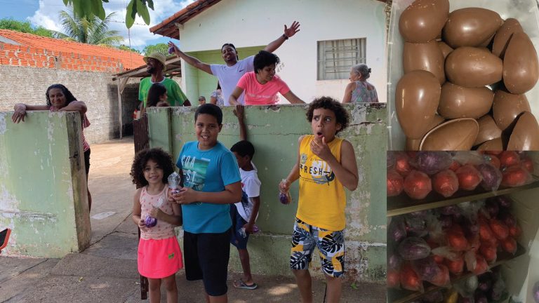 Ação social entrega 566 ovos de Páscoa em Adamantina
