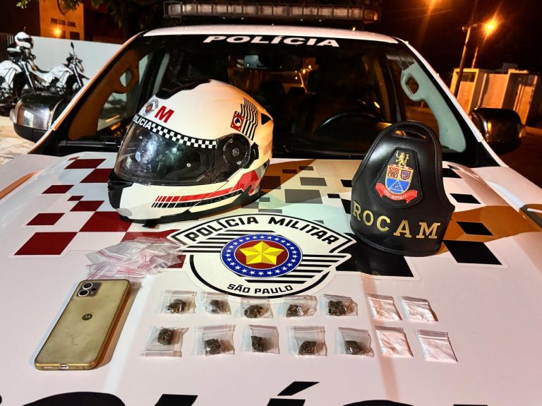 Jovem de 19 anos é preso por tráfico de drogas, em Adamantina