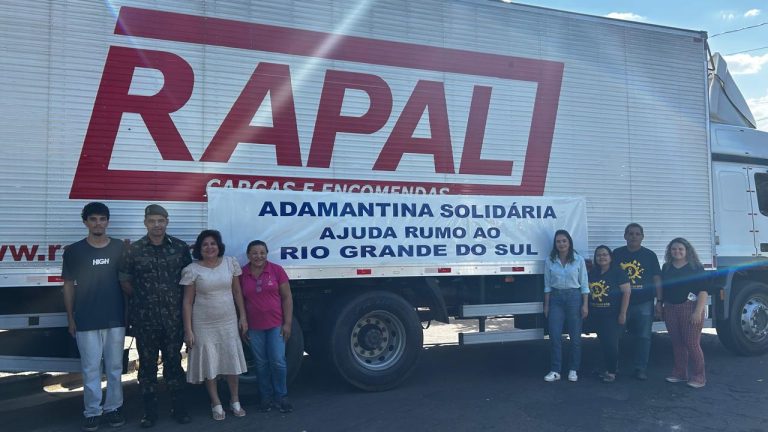 Defesa Civil de Adamantina envia donativos para o Rio Grande do Sul