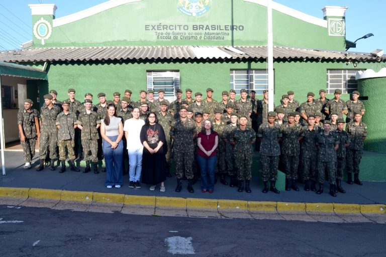 Cursos de graduação desenvolvem ações de educação em saúde junto a Tiro de Guerra
