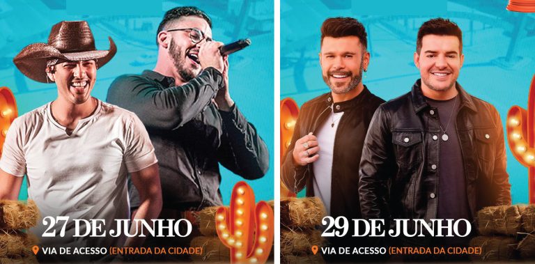 Pedro Paulo & Alex e Marcos & Belutti animam ‘Arraiá da Amizade’, em Lucélia