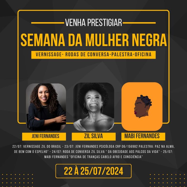 Casa Afro promove Semana da Mulher Negra a partir desta segunda-feira