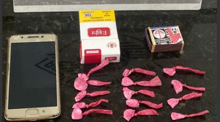 Homem é preso em flagrante por tráfico de drogas em Salmourão