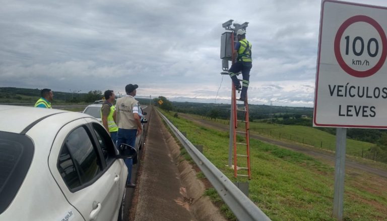 Dois novos radares iniciam operação na SP-294, em Dracena e Iacri, na próxima semana