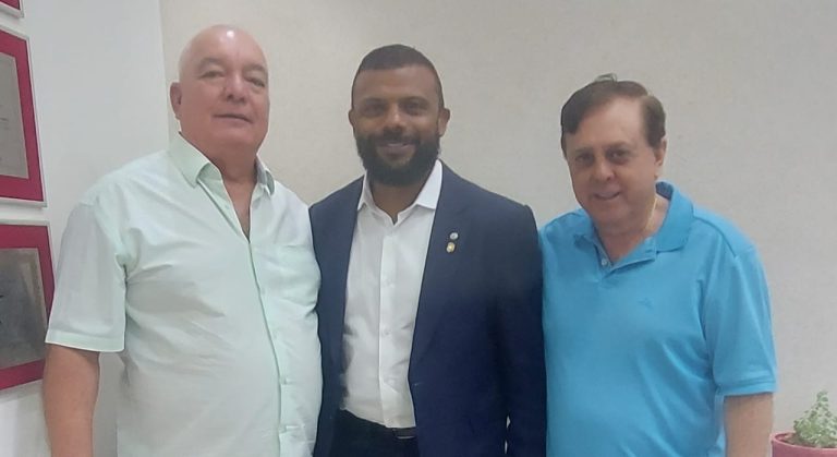 Jorge Almeida recebe visita e apoio de deputado federal a sua pré-candidatura a prefeito