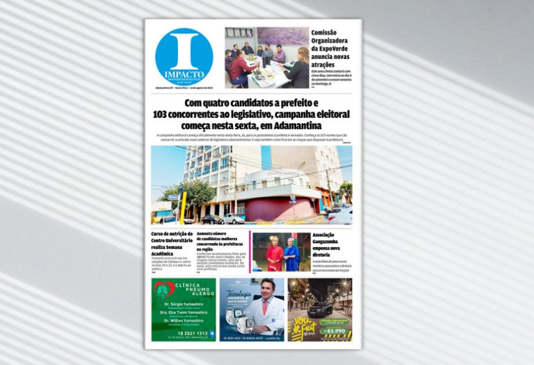 Jornal IMPACTO – edição de 16 de agosto