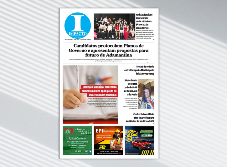 Jornal IMPACTO – edição de 23 de agosto