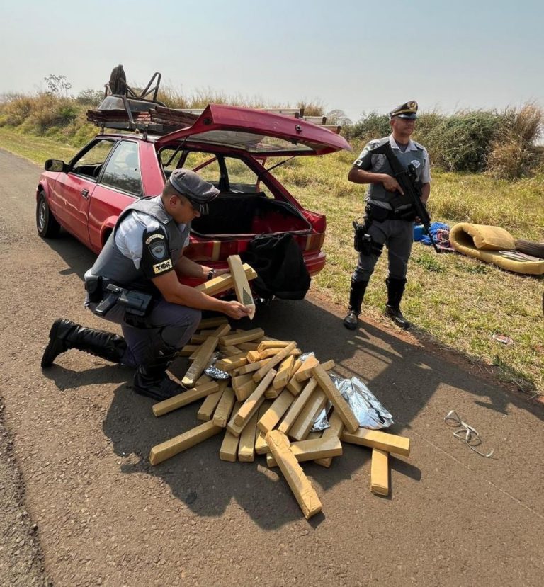 Fugitivo do presídio de Pacaembu é flagrado com 120 kg de drogas em Pirapozinho