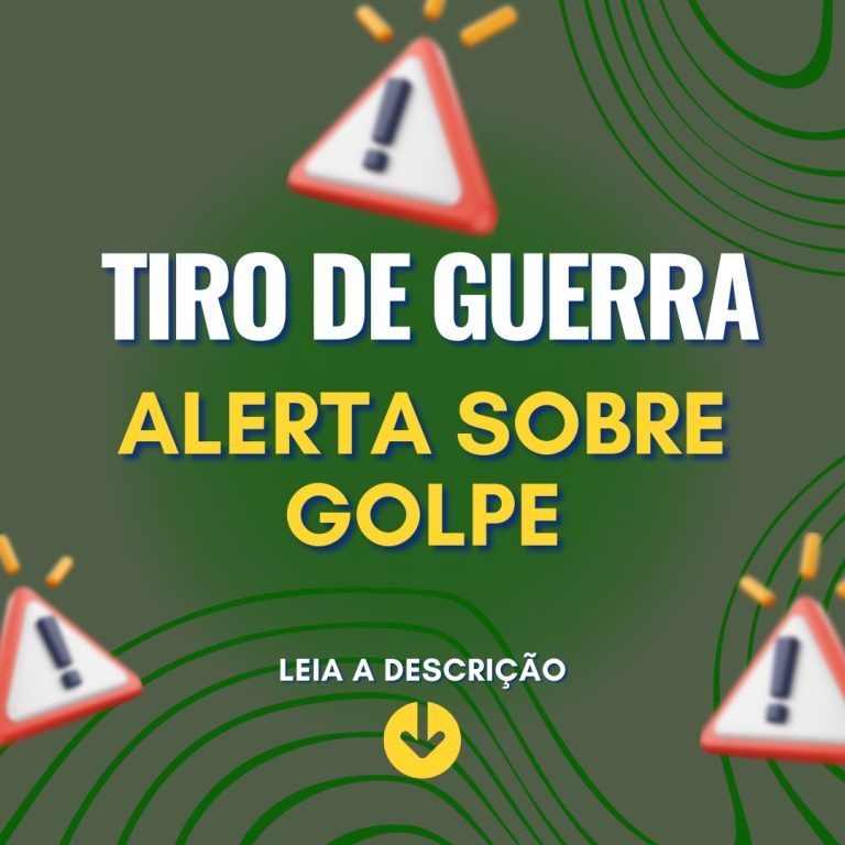 Tiro de Guerra de Osvaldo Cruz alerta sobre golpe envolvendo site falso