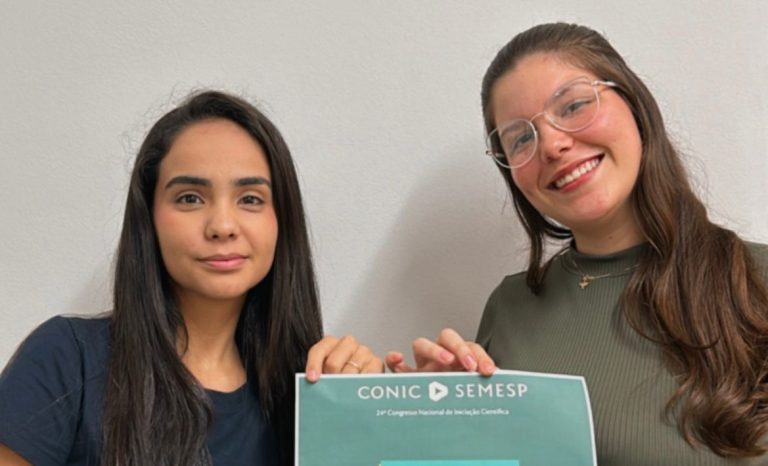 Alunas do curso de Nutrição da FAI participam do 24º Congresso Nacional de Iniciação Científica