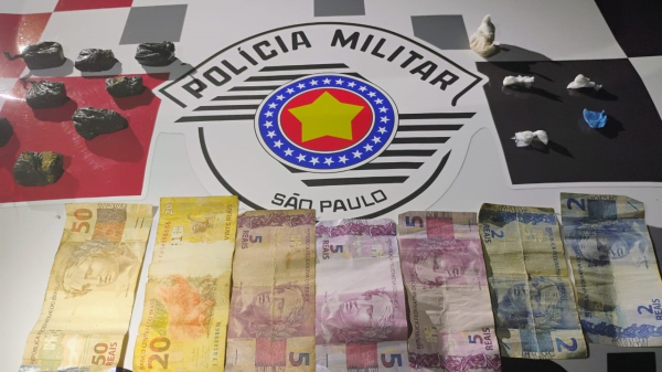 Após entrega de droga por moto, dupla é presa por tráfico em Adamantina