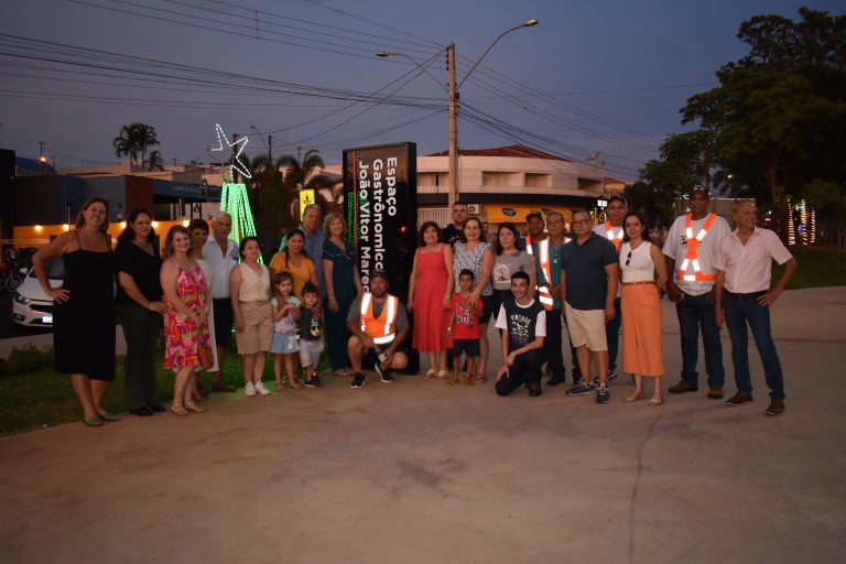 Espaço gastronômico no Parque dos Pioneiros ganha nome de João Vitor Marega