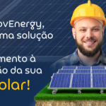 Post instagram energia solar corporativo azul e amarelo (25.5 x 9 cm) (970 x 250 px)