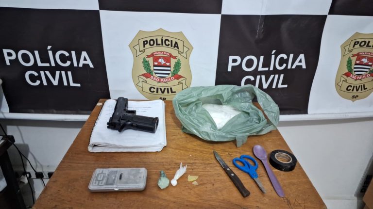 Polícia Civil de Adamantina prende em flagrante homem por tráfico de drogas
