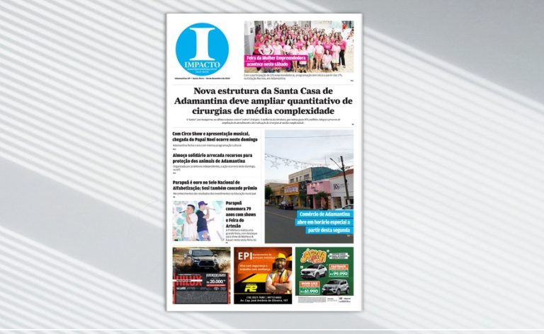 Jornal IMPACTO – edição de 06 de dezembro