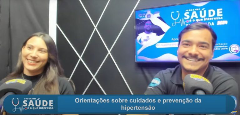 Alunos de Medicina usam programa de rádio para falar sobre hipertensão arterial a grupos de risco