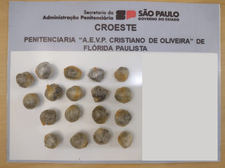 Servidores flagram visitantes com droga na Penitenciária de Flórida Paulista