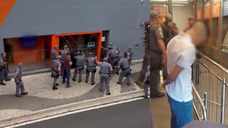 PM de SP prende quadrilha e liberta reféns após tentativa de roubo a banco no interior