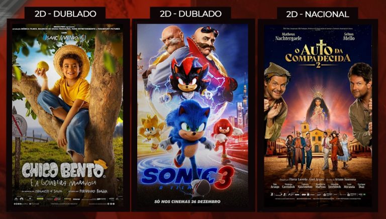 Cinema: confira os filmes em cartaz no fim de semana, em Adamantina