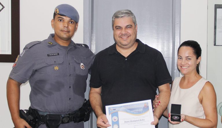 Eng. Daniel Robles é homenageado pela Polícia Militar de Adamantina