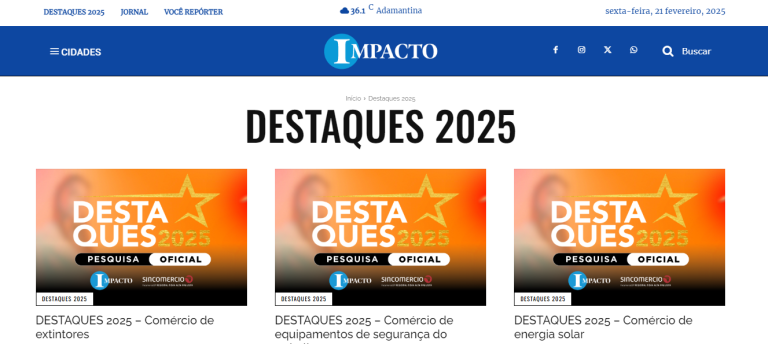 Já votou no ‘Destaques do Ano’: pesquisa está disponível no Portal do IMPACTO