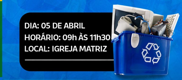 Lucélia realiza campanha de coleta de lixo eletrônico e óleo usado