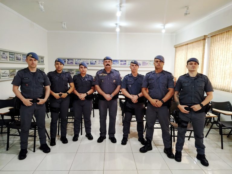 Companhia da PM de Osvaldo Cruz recebe reforço de seis novos policiais