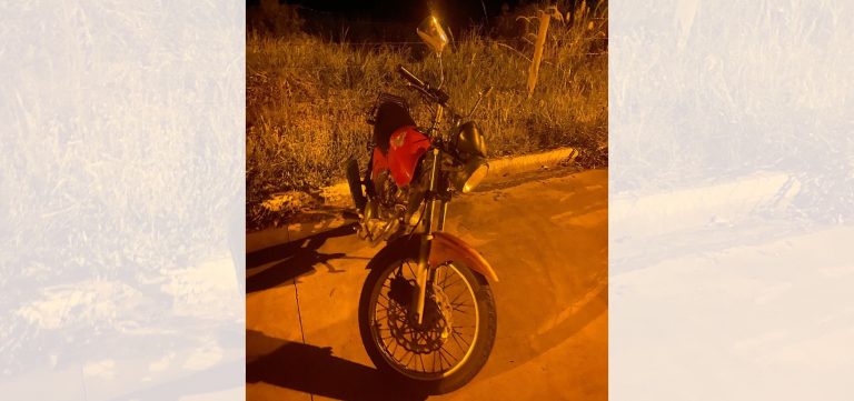 PM localiza em Osvaldo Cruz moto furtada em Lucélia