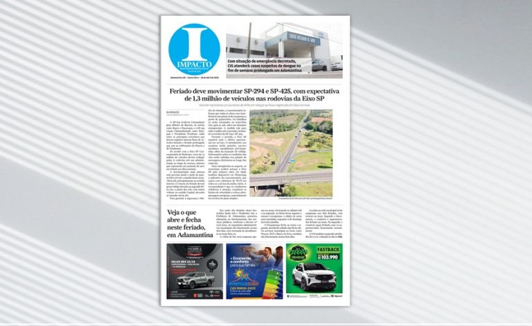 Jornal IMPACTO – edição de 18 de abril de 2025