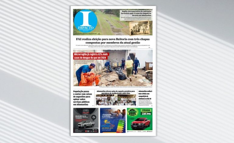 Jornal IMPACTO – edição de 25 de abril de 2025