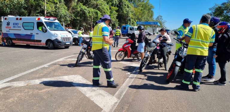 Eixo SP realiza ação educativa em Osvaldo Cruz como parte da campanha Maio Amarelo