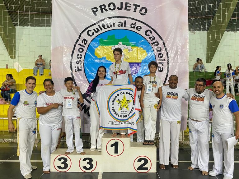 Atletas de Adamantina brilham e conquistam cinco ouros em campeonato de capoeira com ação solidária