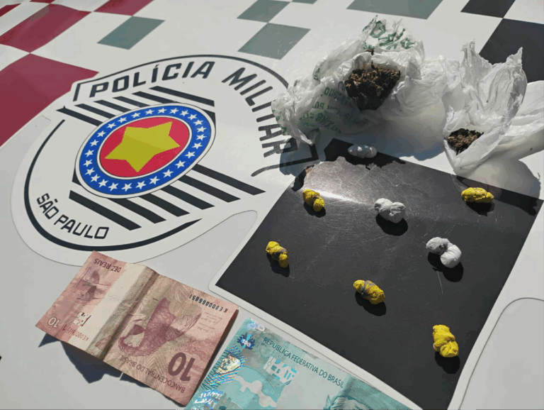 Polícia Militar prende dois por tráfico de drogas em Adamantina; um deles é reincidente