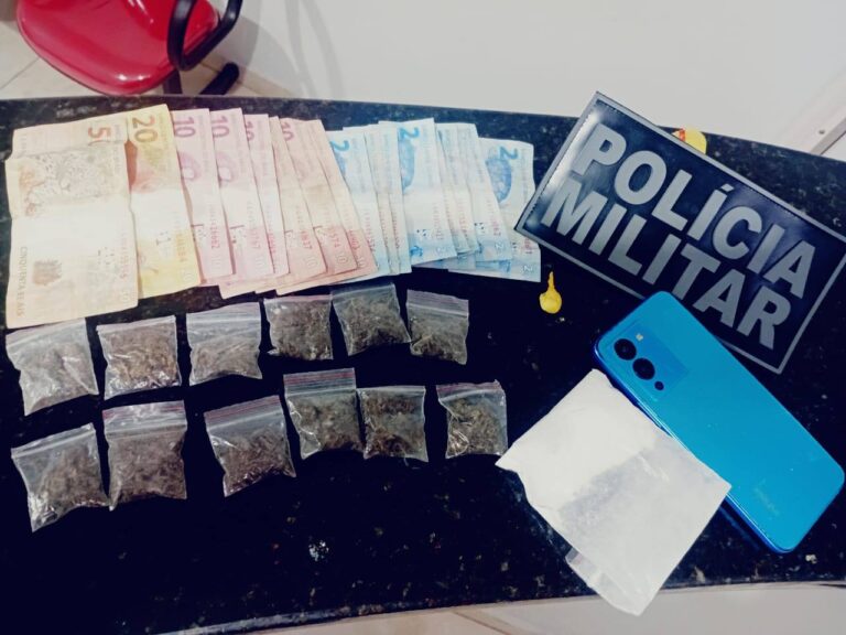 Homem é preso por tráfico de drogas em Osvaldo Cruz após flagrante da PM