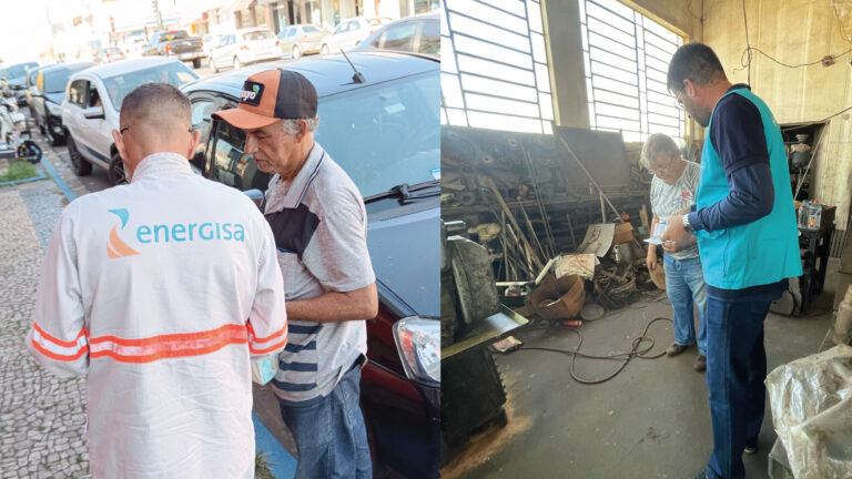 Durante blitz de orientações em Adamantina, Energisa divulga 1º Encontro Guardião da Segurança