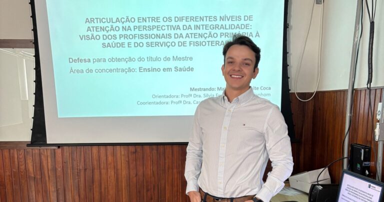 Egresso de Fisioterapia da FAI defende mestrado na FAMEMA