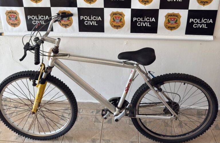 Polícia Civil de Pacaembu recupera bicicleta furtada e identifica autor do crime