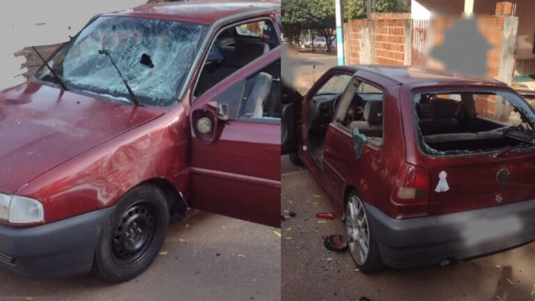 Mulher é presa em flagrante após danificar carro com marreta em Sagres