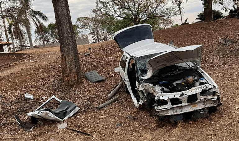 Acidente deixa mãe e filho feridos em estrada vicinal entre Lucélia e Adamantina
