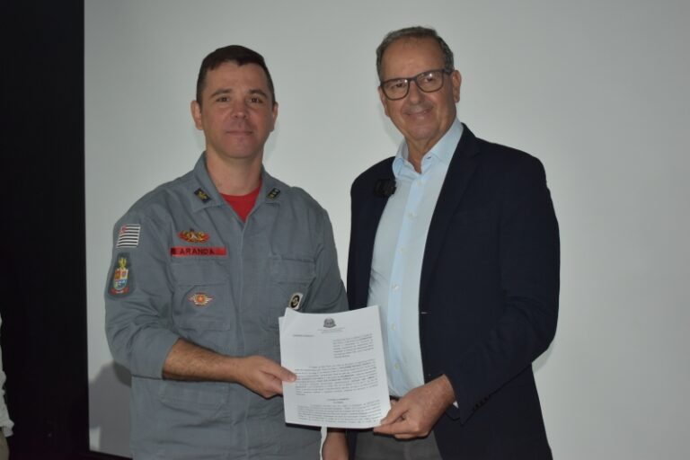 Adamantina firma convênio da Atividade Delegada com o Corpo de Bombeiros