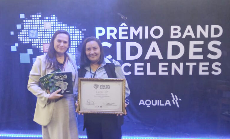Lucélia é destaque estadual no Prêmio Band Cidades Excelentes no Pilar Educação